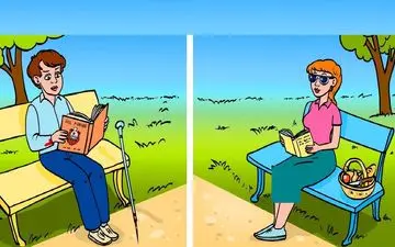 هوش تصویری؛ اگه فکر میکنی خیلی شاخی بگو بین آقا و خانومه نابینا کدوشون قاتله؟
