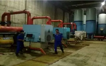 سوختگی الکترو موتورهای فاز ۲  تصفیه خانه آب شهید نظری کرمانشاه به علت گرمای زیاد