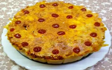 طرز تهیه کیک پاستا با گوشت و پنیر| بچه ها خیلی دوست دارن!