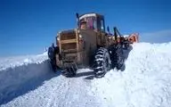 مسدود شدن راه ۶۰ روستا در برف کهگیلویه و بویراحمد