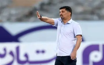  حسینی: توپ و میدان در نیمه اول بیشتر در اختیار ما بود 