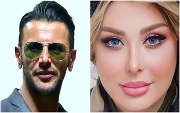 نیوشا ضیغمی مخ امین حیایی را زد / امین: پیر شدم؟ نیوشا : نه خوشتیپ شدی + ویدئو