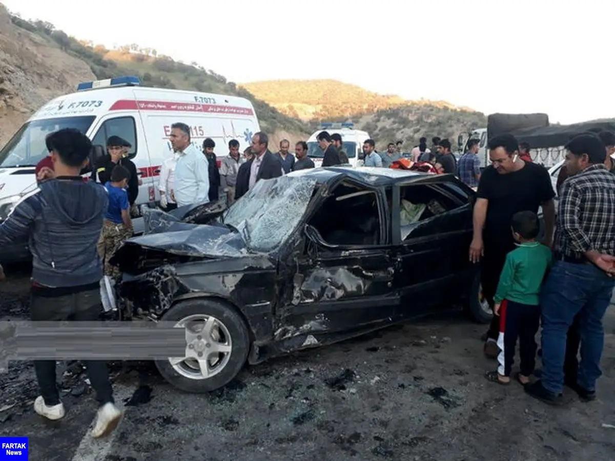 ۲ کشته و ۲ مصدوم در تصادف رانندگی محور" یاسوج- اصفهان"
