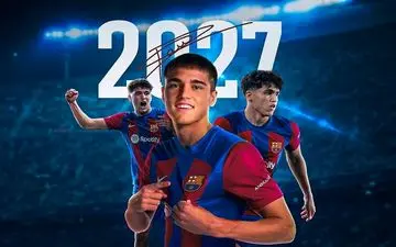  بارسلونا قرارداد کوبارسی را تمدید کرد 