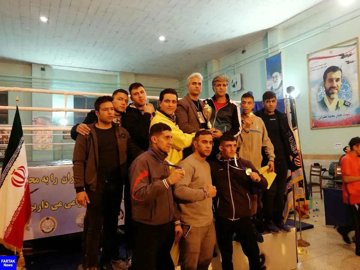 قهرمانی تیم بوکس قرارگاه غرب ارتش / پایان نخستین دوره مسابقات قهرمانی بوکس ارتش