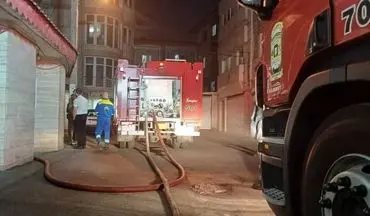 مومنی: مهار حریق یک ساختمان سه طبقه در رشت؛ ۵ نفر نجات یافتند