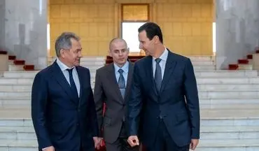 وزیر دفاع روسیه پیام پوتین را به اسد داد