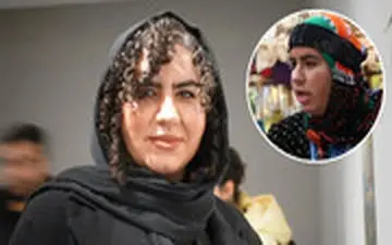 روناک نون.خ در رخنمایی متفاوت در رویداد خیرخواهانه در نمایشگاه نقاشی همسر نبویان