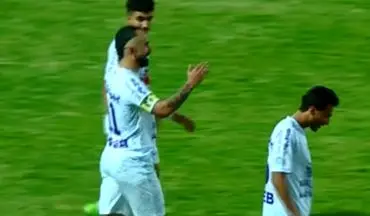 گل اول هوادار به استقلال خوزستان + ویدئو