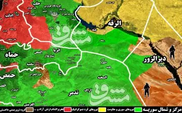 آخرین تحولات میدانی حمص و حماه/ مساحت پاکسازی‌شده در مرکز سوریه به مرز ۲ هزار کیلومتر مربع نزدیک شد + نقشه میدانی 
