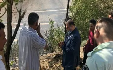 بام رودهن در آتش / بی‌احتیاطی چند کودک حادثه آفرید