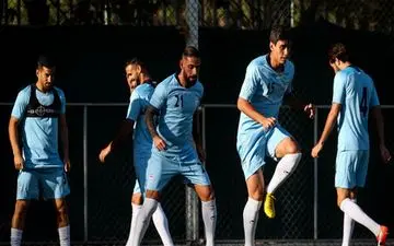 تمرین امروز ملی پوشان در چمن اصلی ورزشگاه آزادی