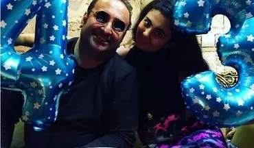 جشن تولد ۴۳ سالگی مهران احمدی به همراه دخترش (عکس)