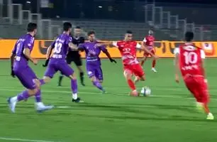 دبل علیپور؛ گل دوم پرسپولیس به هوادار + ویدئو