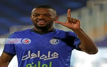  گل اول استقلال به گل گهر توسط کوین یامگا