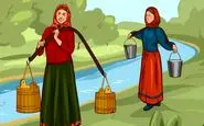 یکی از زن‌ها آب بیشتری حمل می‌کند/ با هوش‌ها پاسخ بدهند+ جواب معما