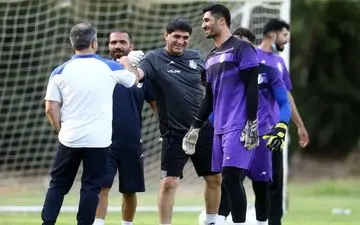 بازگشت رشید به تمرین آبی ها