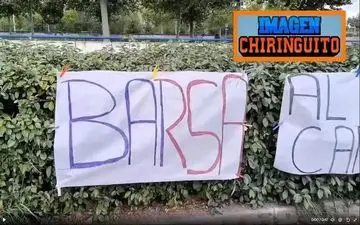 جشن غیرمستقیم رئالی‌ها؛ بنرهای طعنه‌آمیز علیه بارسلونا در والدبباس