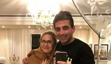سلفی حمید گودرزی به همراه مادرش! + عکس
