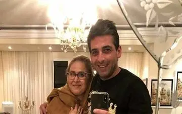 سلفی حمید گودرزی به همراه مادرش! + عکس