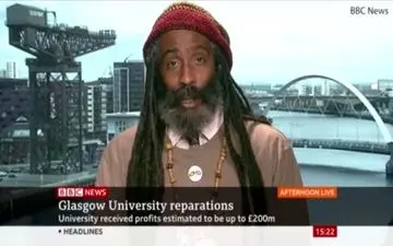 حضور عنکبوت بزرگ جلوی دوربین بی‌بی‌سی در اسکاتلند 