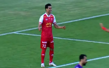 ویدئو | گل اول پرسپولیس به هوادار توسط عیسی آل کثیر با پاس زیبای عالیشاه 