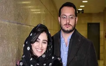 ژست آناهیتا افشار و همسرش دیشب در یک مراسم! + عکس