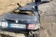 واژگونی خودروی سمند در جاده خاش به ایرانشهر ۲ کشته بر جا گذاشت