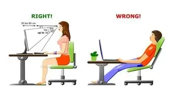 شیوه نشستن خود را اصلاح کنید