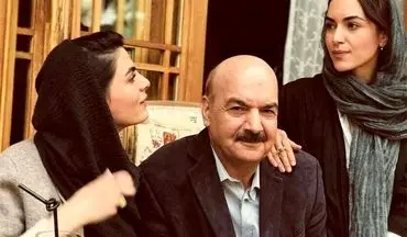  جشن تولد ایرج طهماسب در کنار همسر و دخترش