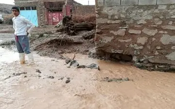 سیل برق روستاهای رازو جرگلان خراسان شمالی را قطع کرد