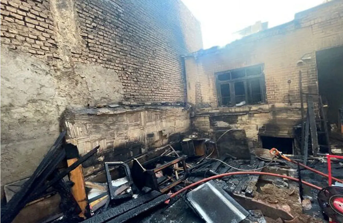 آتش سوزی مرگبار در خاوران/ مرد تهرانی زنده زنده در آتش سوخت 