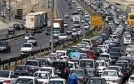 ترافیک نیمه سنگین در ورودی های تهران