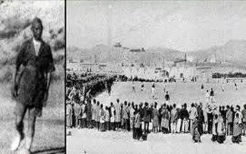  تصویری از اولین مسابقه فوتبال در دوره قاجار