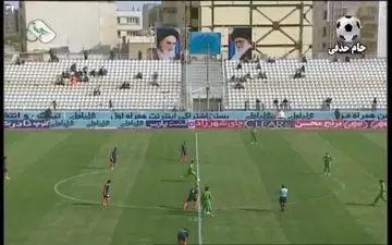 خلاصه بازی قشقایی 1 - 2 صنعت نفت آبادان + فیلم