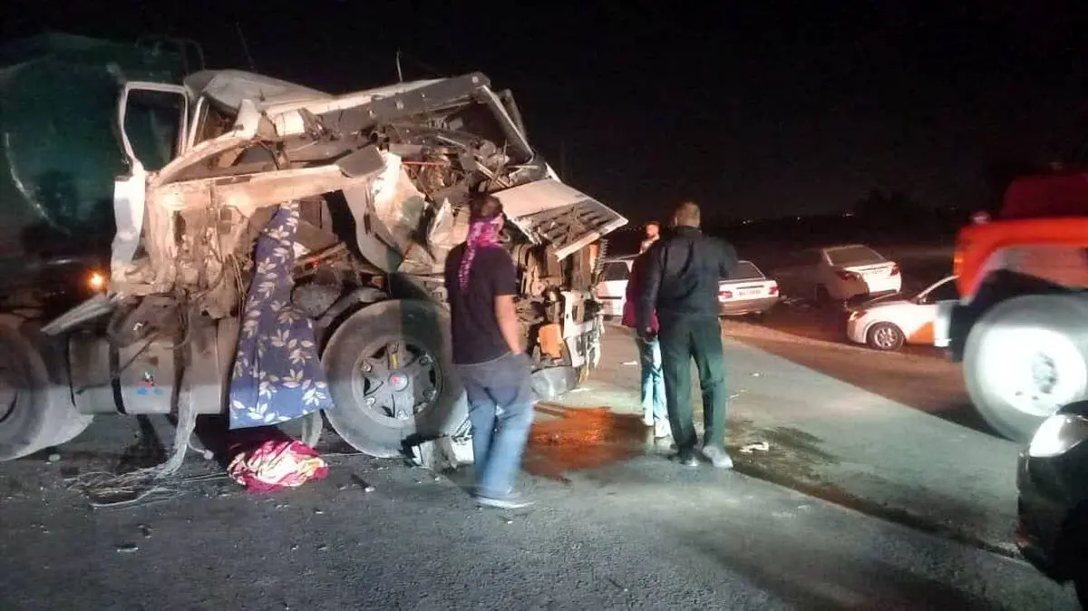 تصادف زنجیره‌ای در شوش ۲ فوتی و ۱۱ مصدوم داشت