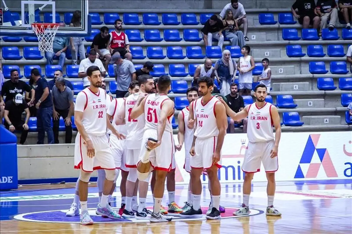 تیم ملی بسکتبال ایران برابر روسیه شکست خورد