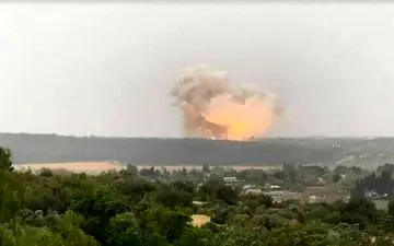 صدای چندین انفجار در پایگاه هوایی در شمال اسرائیل به گوش رسید