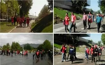 شوق پرسپولیسی ها برای جشن قهرمانی؛درهای آزادی باز شد/عکس