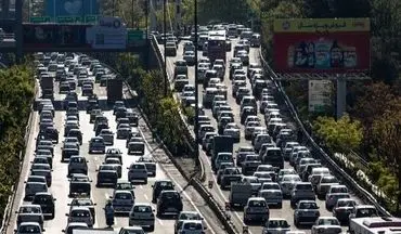 وضعیت ترافیکی معابر و بزرگراه‌های پایتخت
