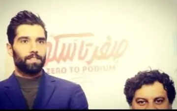  شوخی مهراب قاسمخانی با قد بلند محمد موسوی + عکس