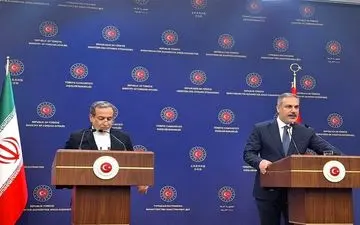 نشست خبری وزرای خارجه ایران و ترکیه 