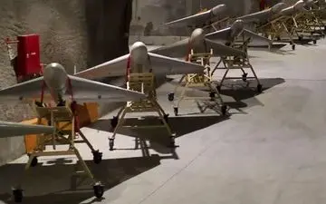 ویدئویی از اصابت موشک‌های ایرانی به اهدافی  نظامی در منطقه ام الفحم اسراییل