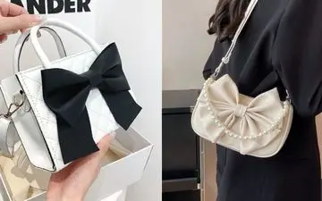 ۲۸ مدل کیف دخترانه با طرح پاپیون که شما را شیک و جذاب نشان می‌دهد

