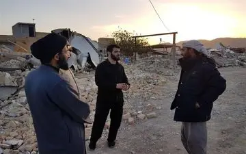 حضور «میثم مطیعی» در روستاهای زلزله زده سر پل ذهاب