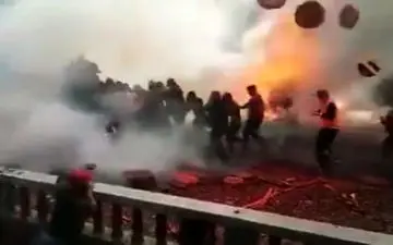 وحشتناک‌ترین مراسم عروسی دنیا/ جشنی که به میدان جنگ تبدیل شد! + فیلم