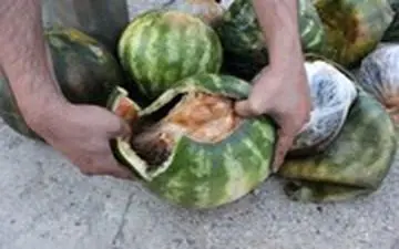  کشف محموله عجیب تریاک وسط بار هندوانه!