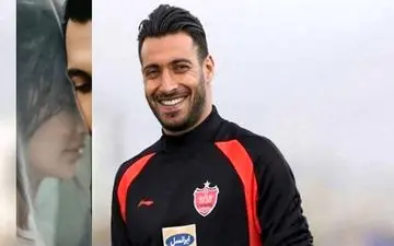 اولین عکس از همسر شجاع خلیل زاده در لباس عروس