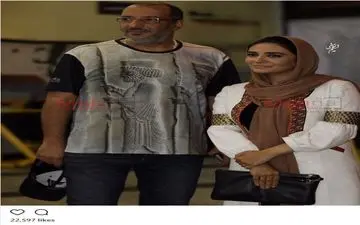 تیپ و ظاهر لیندا کیانی به همراه امیر جعفری در یک مراسم (عکس)