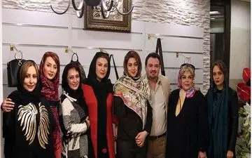 عکس دسته جمعی بانوان هنرمند در افتتاحیه یک مزون (عکس)